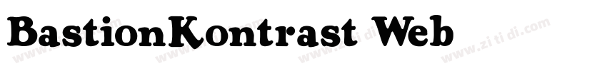 BastionKontrast Web字体转换